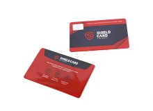 IL modello di carte RFID scudo contro scudo con UNO Strato di Metallo di carte RFID