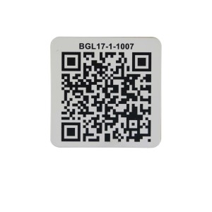 Anti-metallo Ultralight C NFC sticker con codice QR