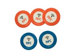 円 25mm Ntag213 NFC タグ、HF NFC ステッカー印刷