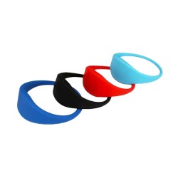 Access Control ICODE SLI-X Silicone RFID Bracelet/Wristband ISO15693