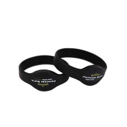 Black RFID Silicone Wristband I Code SLI-X