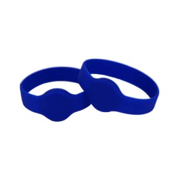 HF Round RFID Silicone Wristband MF Classic 1K S50