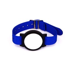 13.56MHz multi-functional nylon RFID NFC Ntag213 smart wristband for Music festival