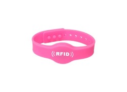 Kleurrijke steun 125KHz / 13,56MHz / 860-960MHz RFID siliconen armband voor feest