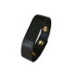 Custom Personalized RFID Leather Wristbands with Metal Clasp -RFID One Time Wristbands