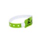 Disposable Green Topaz 512 PVC Wristband -RFID One Time Wristbands