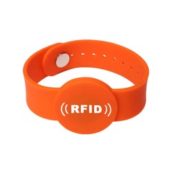 Braccialetto impermeabile regolabile del silicone di alta qualità RFID per controllo di accesso della piscina