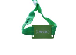 PVC RFID Pulseira Com Nylon Strap